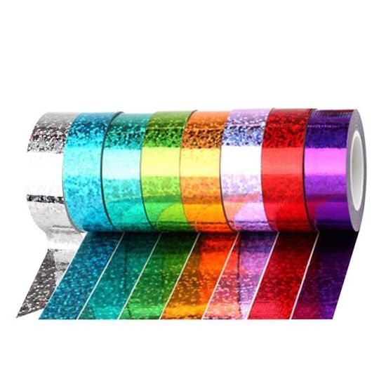 48 Rouleaux Ruban Cadeau Bolduc Métallisé Laser, 480m Serpentin Carnaval Scintillant 8 Couleurs pour Décoration Anniversaire, Mariage, Fête, Emballage Cadeau, Ficelle Ballon et Loisirs Créatifs 48 Rouleaux Ruban Cadeau Bolduc Métallisé Laser, 480m Serpentin Carnaval Scintillant 8 Couleurs pour Décoration Anniversaire, Mariage, Fête, Emballage Cadeau, Ficelle Ballon et Loisirs Créatifs