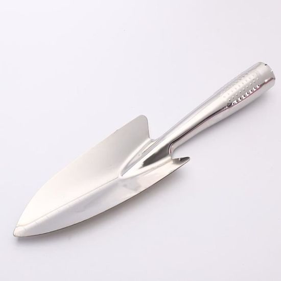 Pelle à Tamis Acier Inoxydable - Pour Boue, Drainage, Jardin - Trous 1.5 Cm - Manche Long - Nettoyage Canalisations