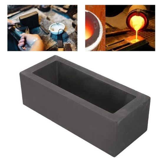 EBTOOLS moule de raffinage des métaux Creuset de moule de lingot en