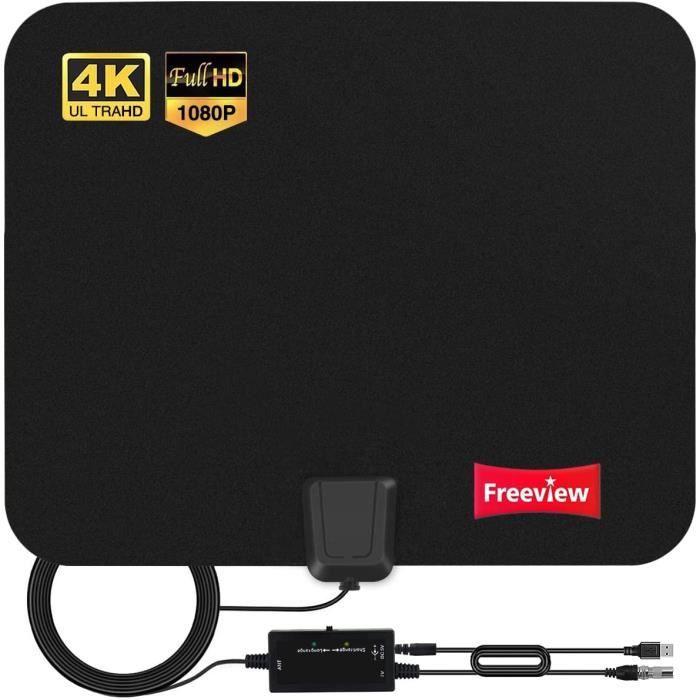 Antenne TV Intérieur TNT HD Puissante HDTV 4K 1080P Avec Amplicateur De Signal | EBay