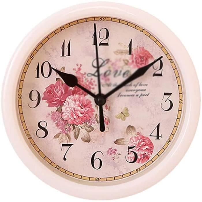 Réveil De Chevet, Sans Tic-tac, Alimenté Par Piles, Petite Horloge