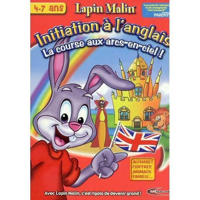 Lapin Malin Initiation À Langlais Jeu PC Mac