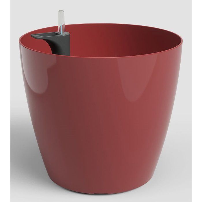 Pot de fleurs - ARTEVASI - San Remo SWS 42 BR - Intérieur/extérieur - Plastique - Ø427 x H395 cm - 423 L - Rouge foncé