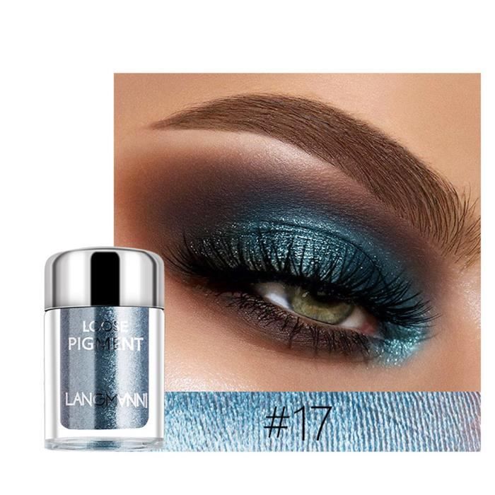 OMBREAPAUPIERE Shimmer Glitter Eye Shadow Powder Palette Maquillage cosmétique de fard à paupières mat JCH90125683Q@_MA1