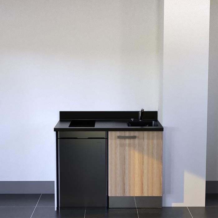 Kitchenette K08 - 120 cm avec emplacement frigo top
