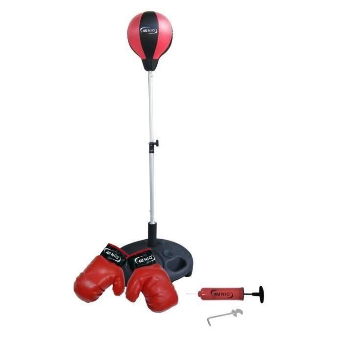 Miles 18762 Set de punching-ball avec gants 10 oz