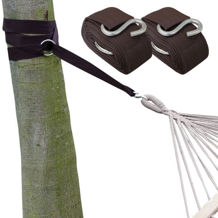 Fixation d`hamac bande brune