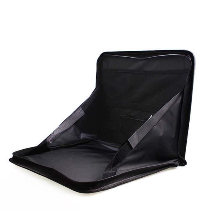 Organisateur de siège de voiture pliant organisateur Zip Tidy Organizer DVD Support pour ordinateur portable Noir bes20854