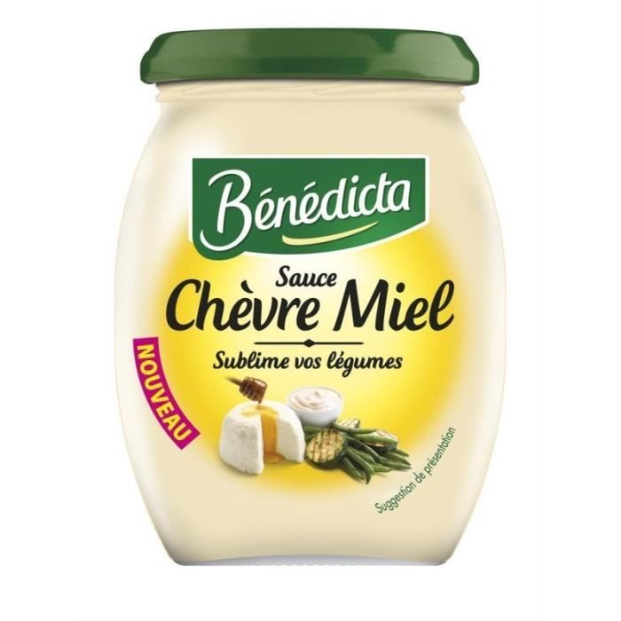 Bénédicta Sauce Chèvre Miel Sublime vos Légumes 260g (lot de 6)