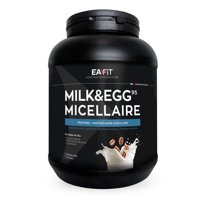 Eafit Milk & Egg 95 Micellaire Goût Café 750g
