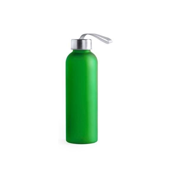 Gourde en verre avec bouchon à vis (580 Ml) - Bouteille verre Couleur - Orange