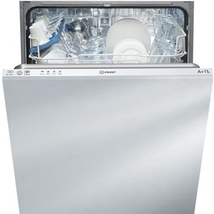 Indesit DIF 14B1 EU Lave-vaisselle intégrable largeur : 59.5 cm profondeur : 57 cm hauteur : 82 cm blanc