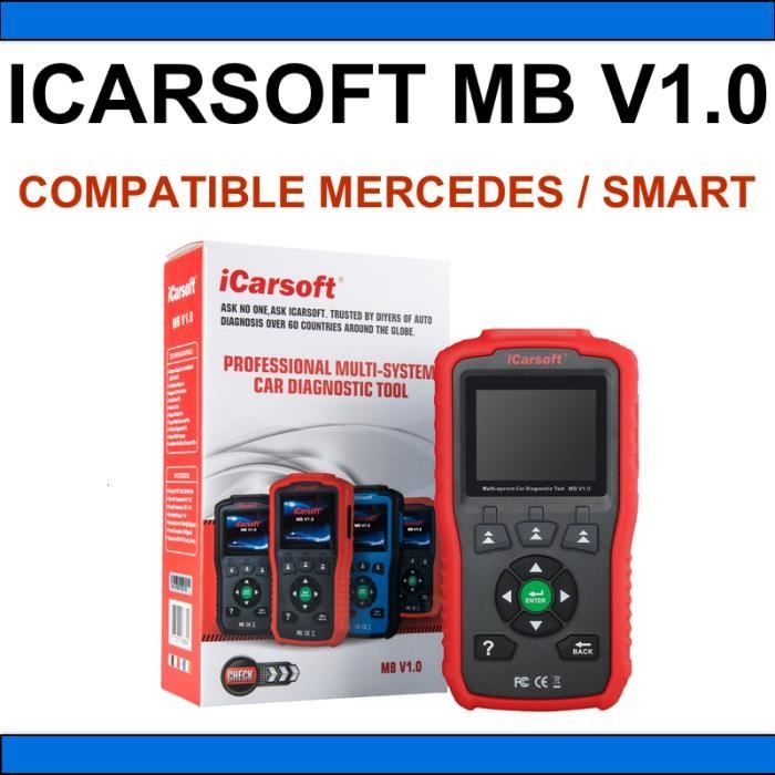 iCarsoft MB V1.0 - Diagnostic professionnel Mercedes / Smart - AUTOCOM DELPHI