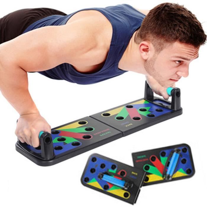 Planche à Pompes 12-en-1, Push Up Board , Fitness Entraînement de Force Outil auxiliaire