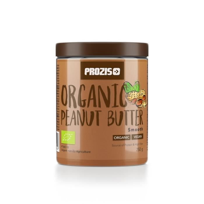 PROZIS - Beurre de cacahuètes bio 250 g - Proteine naturelle