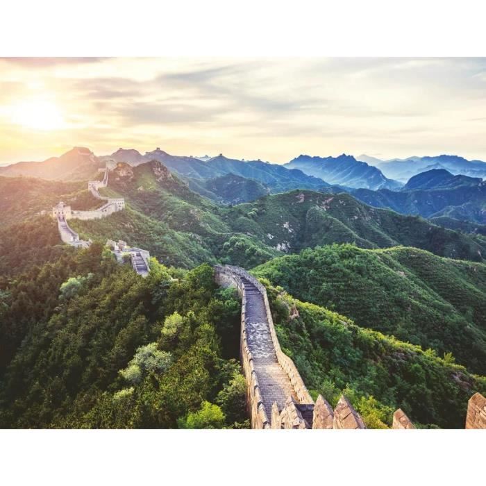 Puzzle 2000 pièces : La Grande Muraille de Chine Coloris Unique