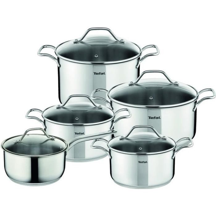 Tefal A702SC84, Acier inoxydable, Acier inoxydable, Verre