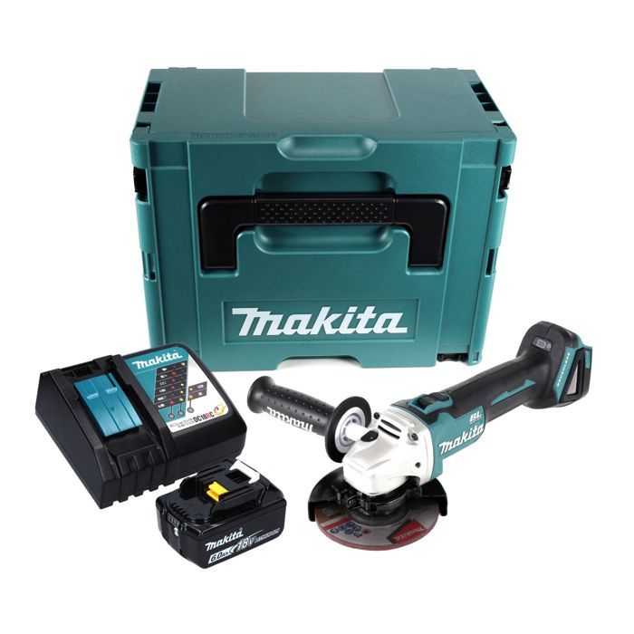 Makita DGA 504 M1 Mini-Amoladora Inalámbrica 125 Mm 18 V + 1x Batería