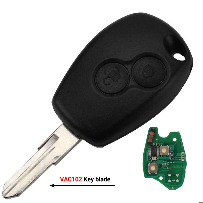 Clé Vierge Dacia Transpondeur Clé Vierge Transpondeur PCF7946 Pour Dacia Sandero Logan Duster (avant 2013) - Origine Générique Serrure Coffre Twingo 2 - Foto 12