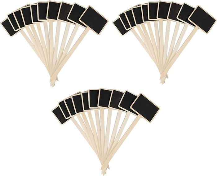 40 Pièces Tableau Extérieur Mini Étiquettes Mini Plantes Signes De