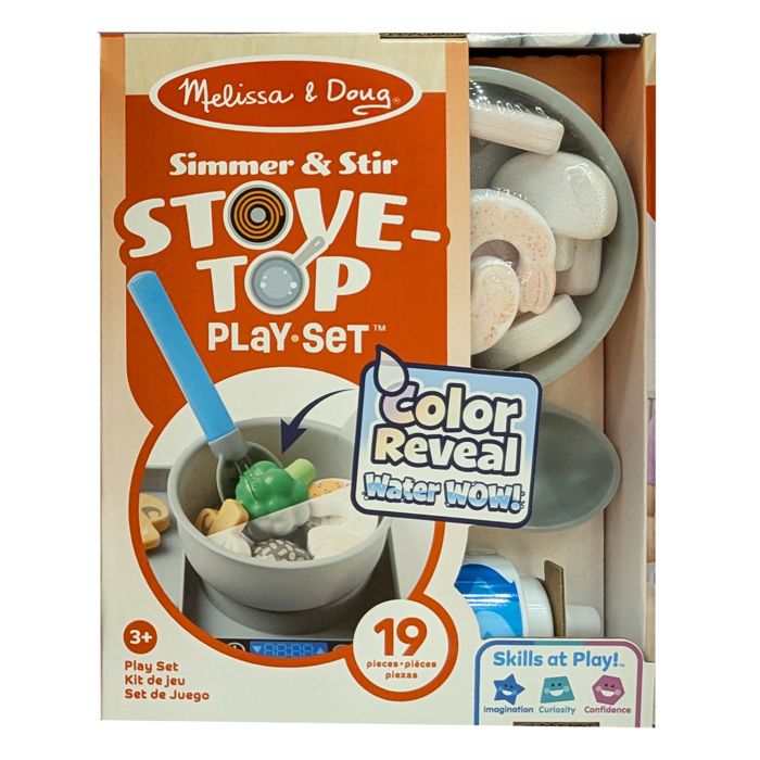 SPINMASTER Melissa & Doug - Coffret Cuisine Water Wow! - 19 accessoires - Développe imagination et curiosité - Dès 3 ans