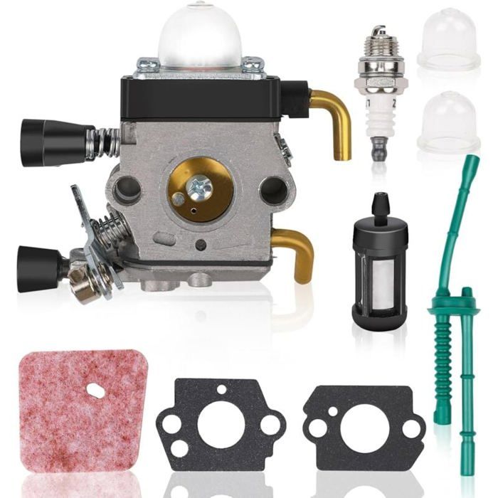 Kit de Carburateur compatible avec STIHL FS85 FS38 FS45 FS55 ZAMA CIQ-S186A Pièces et Accessoires Moteur Remplacer kit
