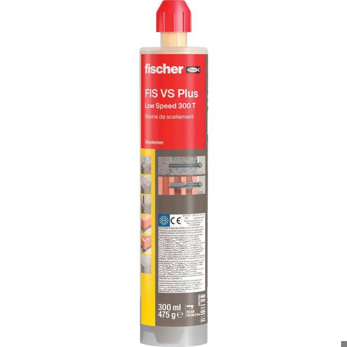 Résine de scellement - FIS V Plus 300 T - FISCHER - 300 ml