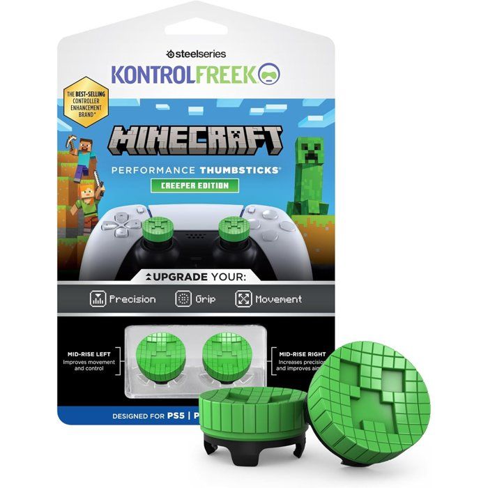 Accessoire manette Minecraft Creeper PS5 Kit - vue 2