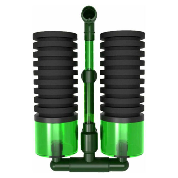 Meilleurs prix pour Vie Filtre daquarium Contient 2 Éponges 1 Porte-Filtre dans léponge 2 Ventouses et 2 Boîtes de Média Filtre de Pompe à Air Dou