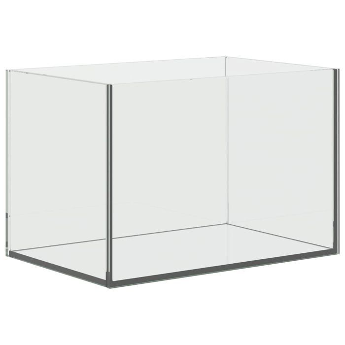 Aquarium en verre - vidaXL - 30x20x20 cm - Blanc - Verre robuste - Bords doux - Utilisation intérieure et extérieure