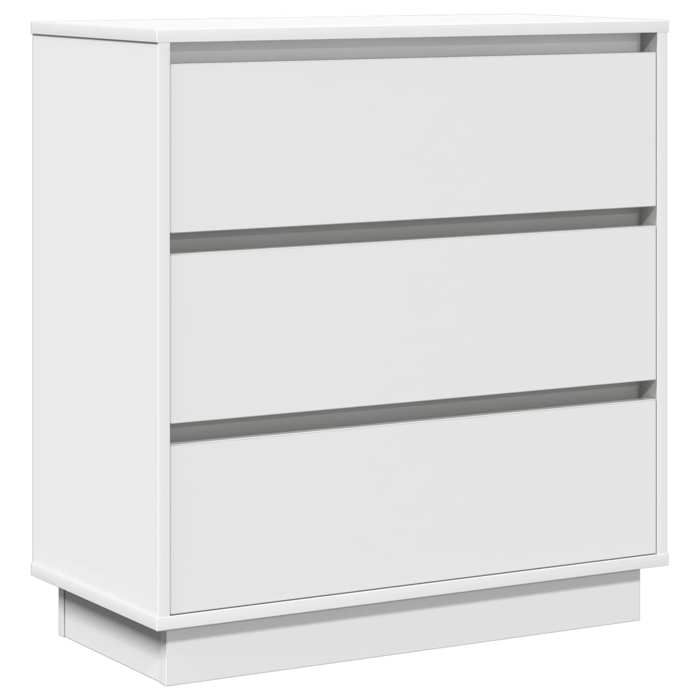 En solde Cabinet de chevet(1 pc) - UU - Armoire/Table de lit - Blanc 71x345x75 cm Bois dingénierie L5057