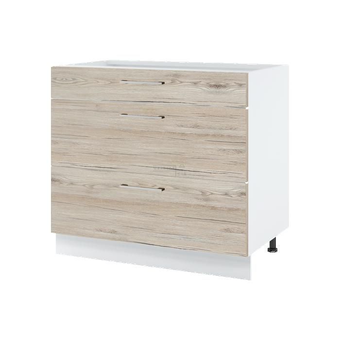 Casserolier Bellissi Noyer Blanchi L 90 cm - Cuisineandcie
