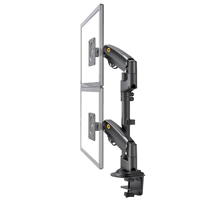 NB F150 - Support Mural Avec Ressort à Gaz Pour écrans Et Téléviseurs LCD LED 17"-35