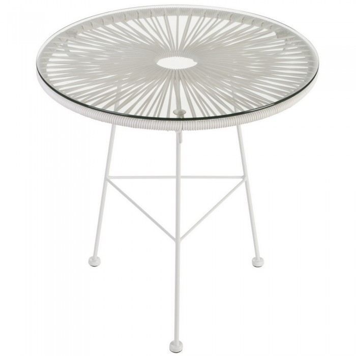 Table Basse Ronde Iris Blanche Couleur Blanc Ma Achat Vente
