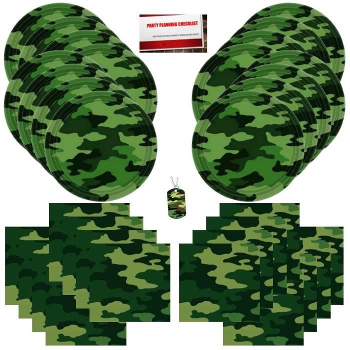 Camouflage Armée Anniversaire Personnalisé carte