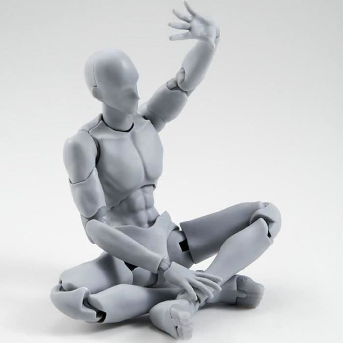 GOTOTOP Mannequin de dessin Modèle de Figure d'Action d'Artistes PVC