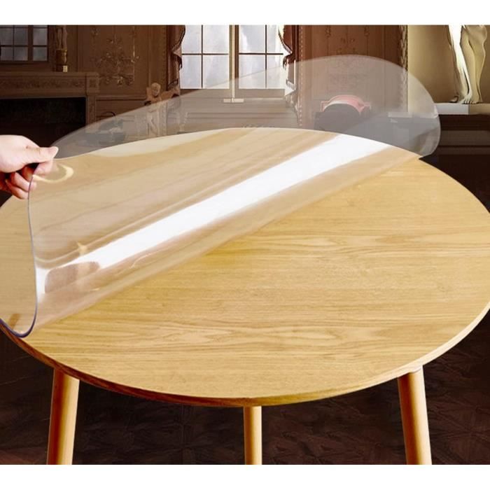 Nappe de table ronde transparente transparente de qualité supérieure  tapis