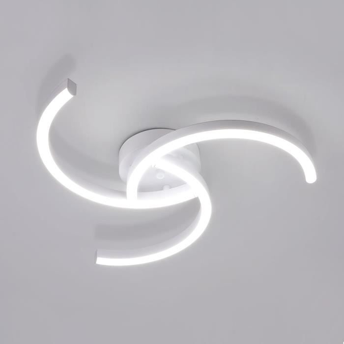 Yexati Plafonnier LED Dimmable 24W,Moderne Luminaire Plafonnier
