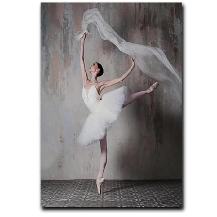 El gant Danseur R tro Ballerine Affiche Mur Art Toile Peintures