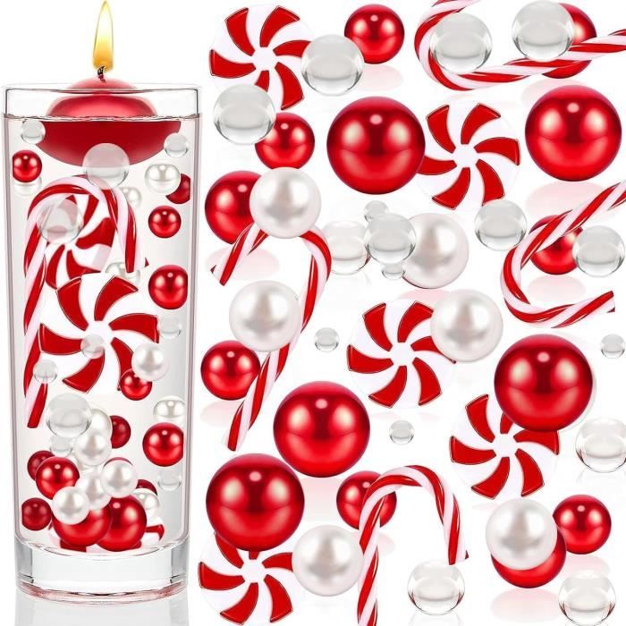 Perles d'eau transparentes pour bougies flottantes, 6054 pièces, perles de  Noël