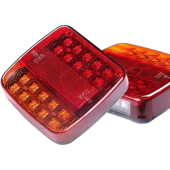 Cache-attelage LED Universel 2 Pouces Avec Feux Arrière - Pour SUV Et Camions, Installation Facile