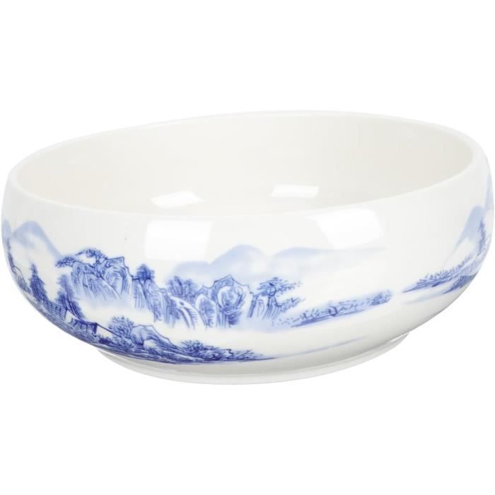 Jardinière Bleu Et Blanc + Pichet Cruche En Poterie - Neufs