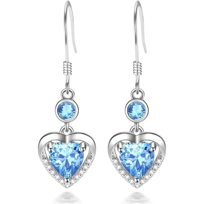 Boucles d'Oreilles Coeur Plaine Jade-8mm