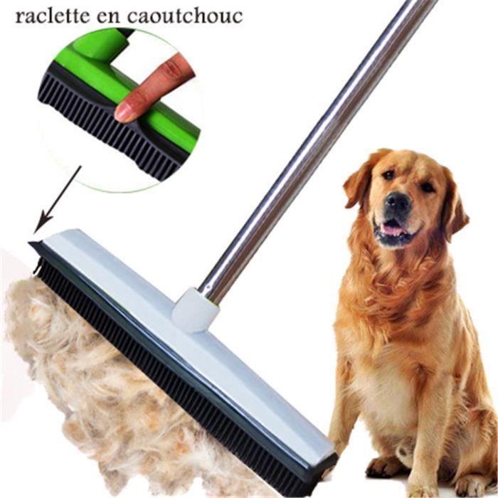 Balai Anti-poils Okköbi - Brosse En Silicone Et Cuivre Pour Tapis, Sols, Meubles (animaux)