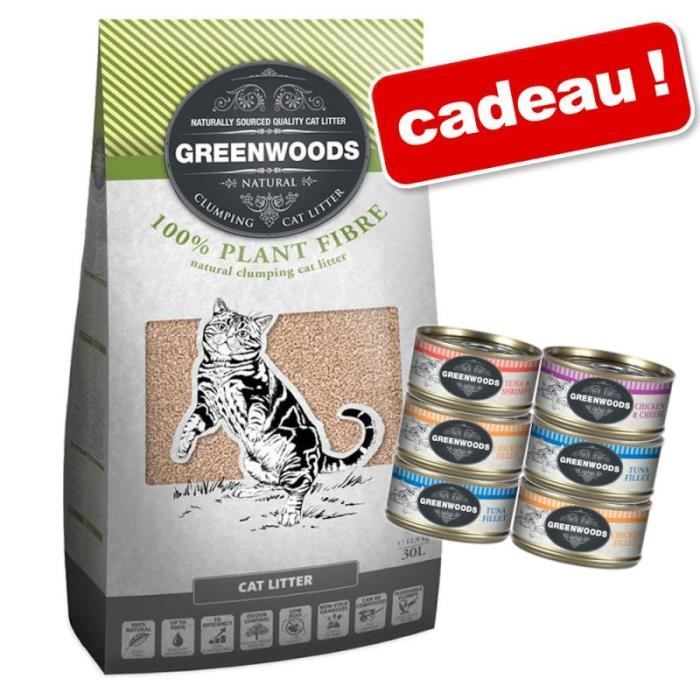 Greenwoods clumping cat on sale litter