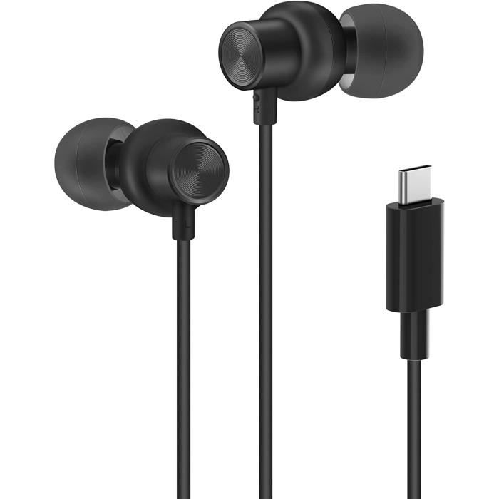 Écouteurs USB-C pour Samsung Galaxy S22 Ultra S21 FE S20 A53 USB-C