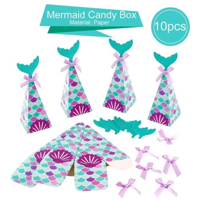 Boite Cadeau 10 Pcs Sirene Papier Boite De Bonbons Coffret Cadeau Fille Joyeux Anniversaire Fete Fourniture Sacs De Fete Favor Cdiscount Maison Boite Cadeau 10 Pcs Sirene Papier Boite De Bonbons Coffret Cadeau Fille Joyeux Anniversaire Fete Fourniture Sacs De Fete Favor Cdiscount Maison