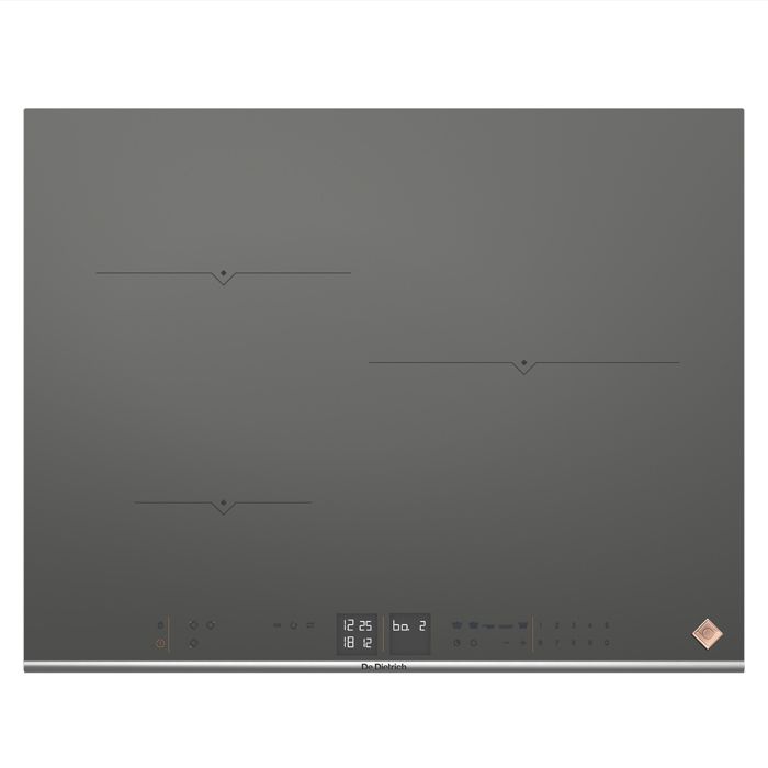 Table de cuisson induction - DE DIETRICH - DPI7572G - 3 feux - Dark Grey