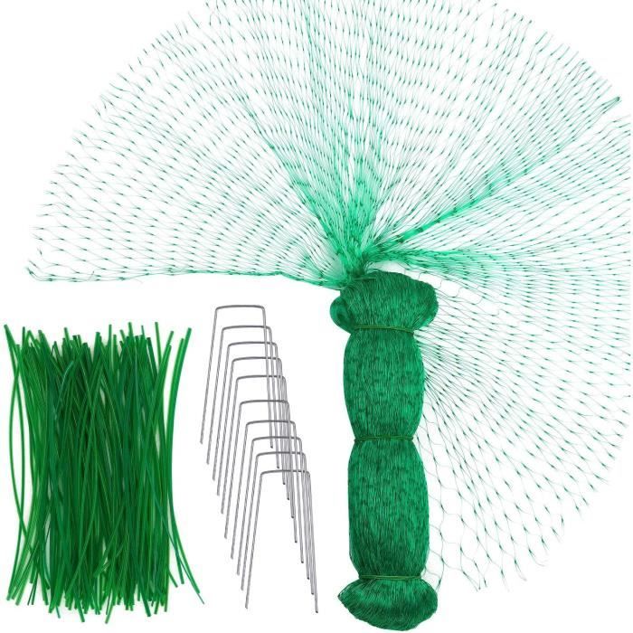 Progrès-Qiilu filet anti-oiseaux Vert Anti Oiseau Filet Jardin Plante