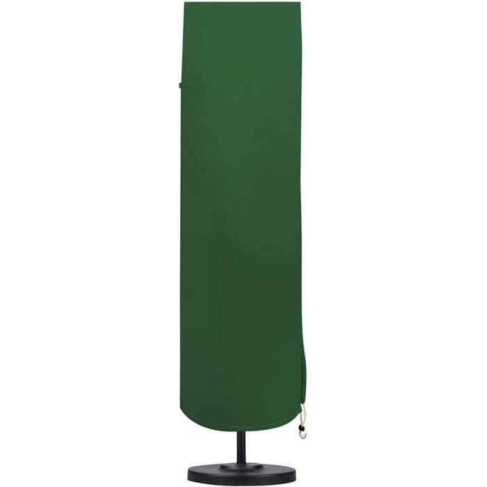 Housse Parasol Déporté 3x3m 420D Oxford - Imperméable Anti-UV Avec Perche Télescopique